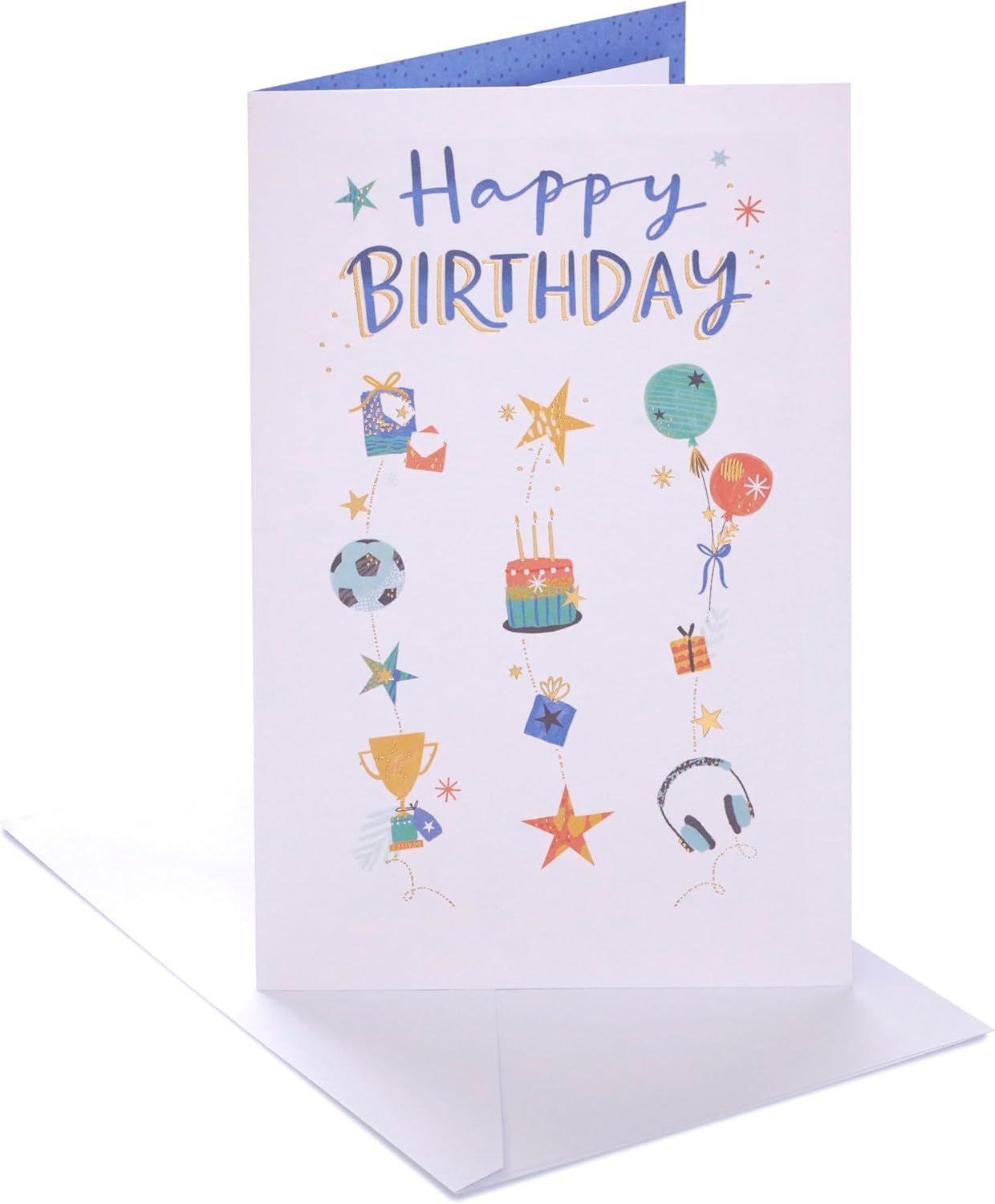 Symbols Design Boy Birthday Card