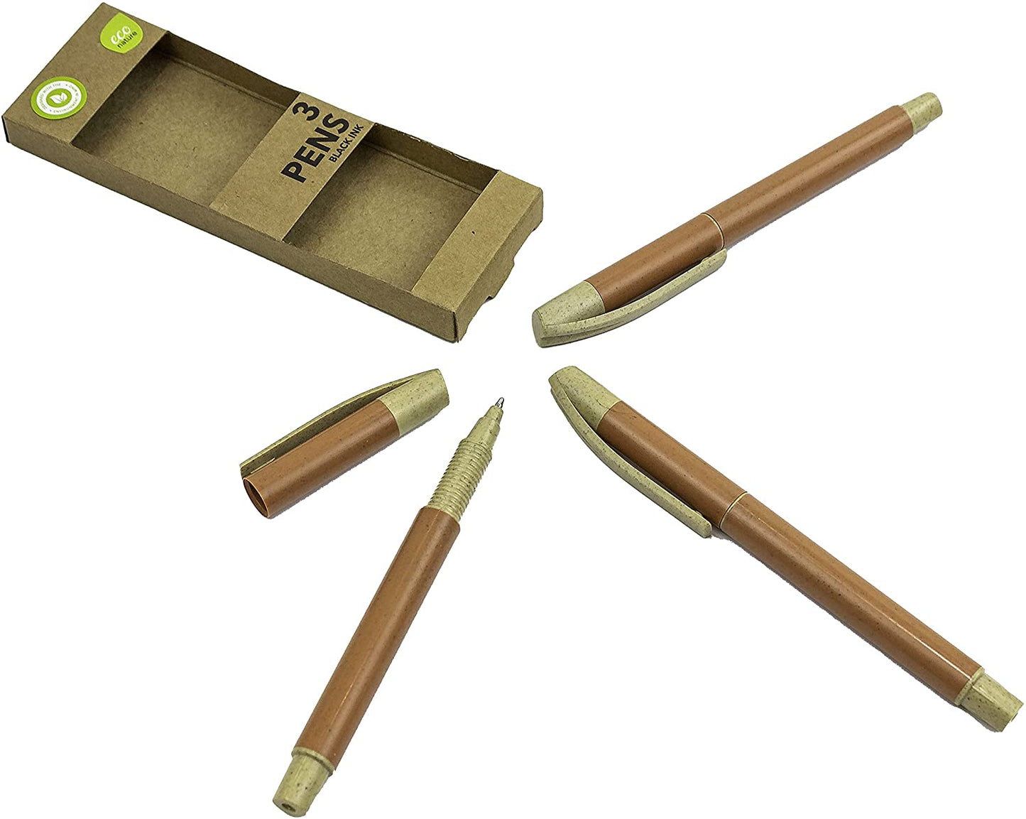 Pack of 3 Eco Ball Point Pens