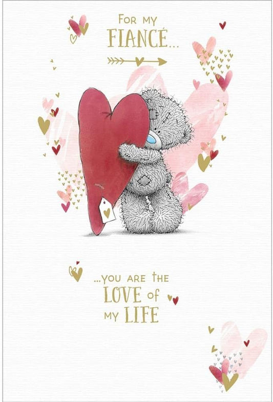 Me To You Bear For My Fiance Valentine's Day Card