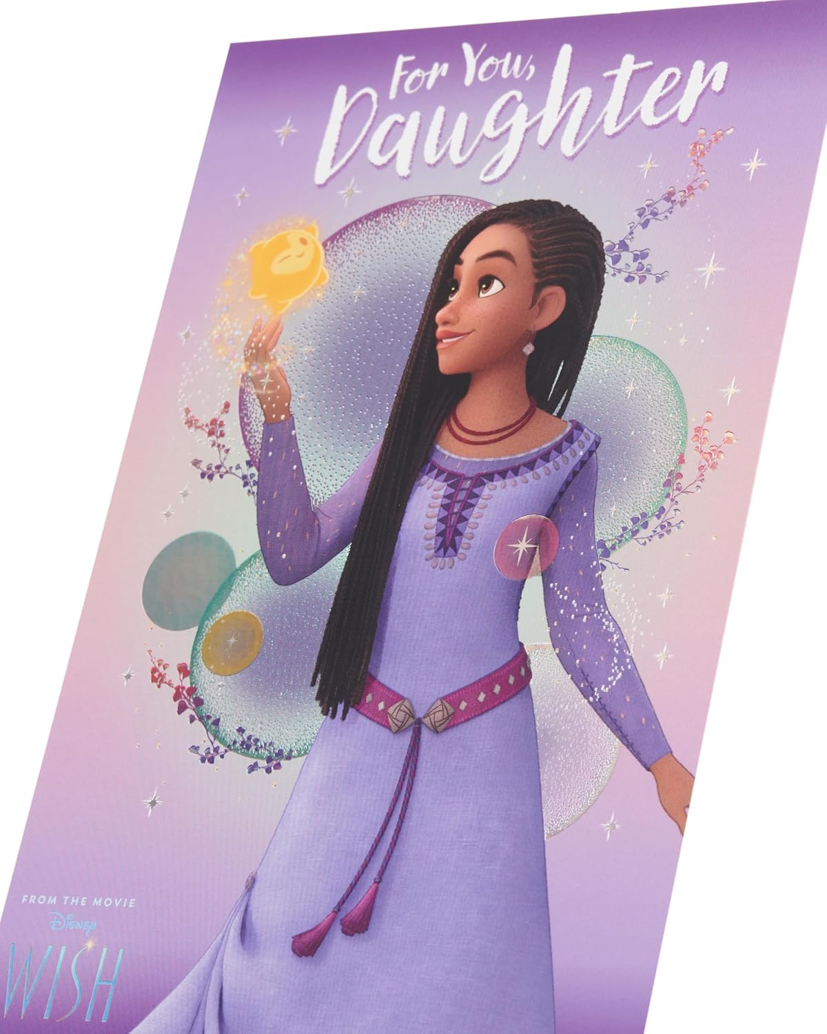 Disney Asha Design Daughter Birthday Card