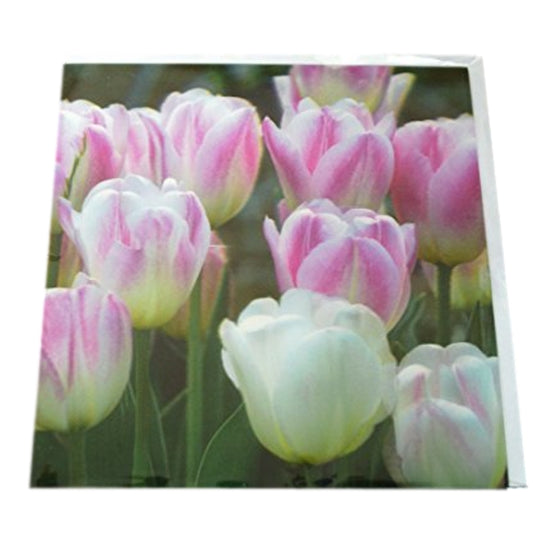 3D Holographic Flowers Design Open Mother's Day Greetings Card