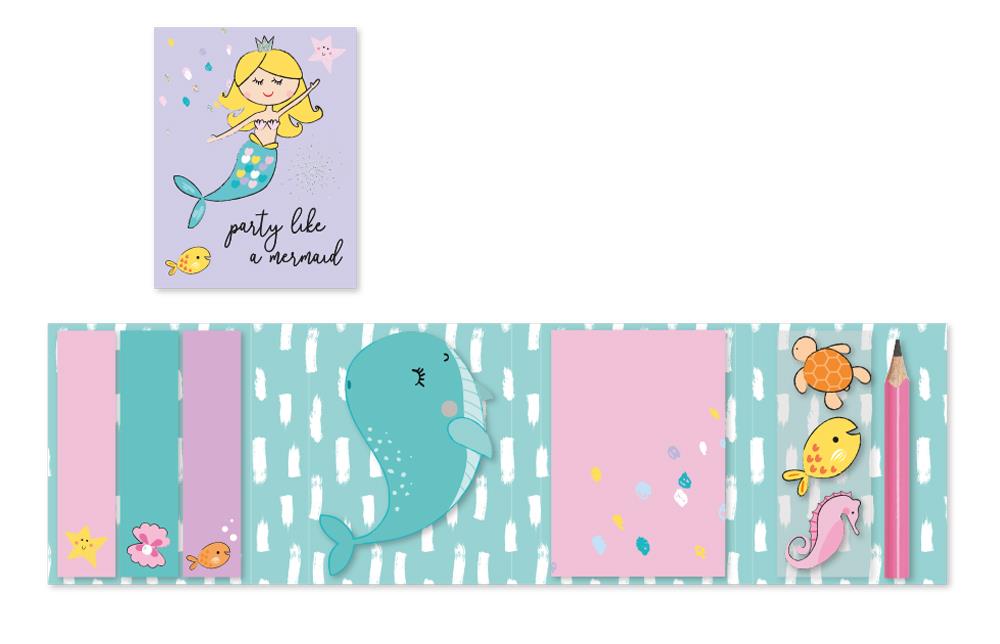 Mermaid Sticky Notes Set