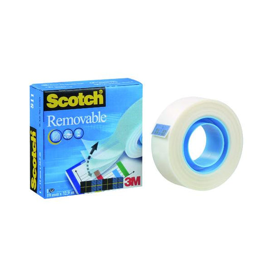 Scotch Removable Magic Tape 811 19mm x 33m 8111933