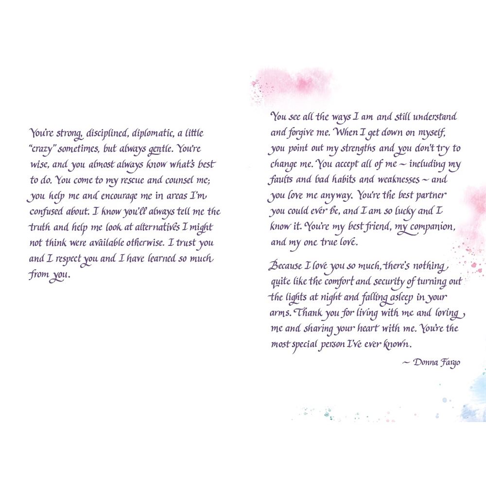 One I Love The Most Special.. Sentimental Verses Keepsake Greeting Card