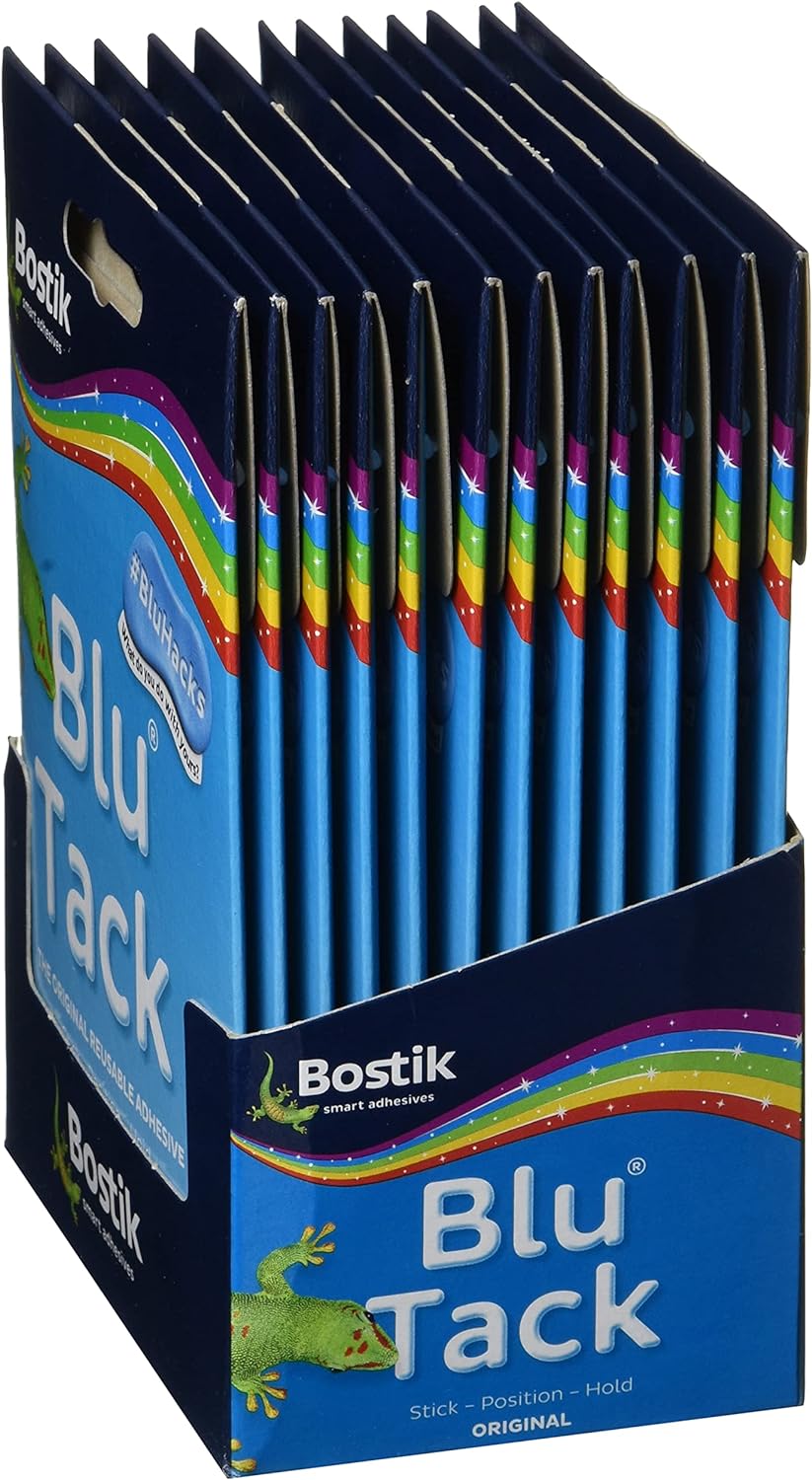 Pack of 12 Bostik Blu Tacks 60g