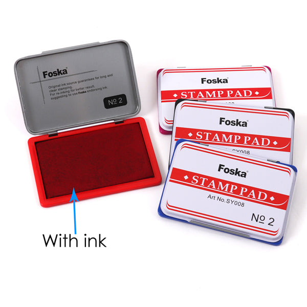 Blue Ink Stamp Pad 122x48mm