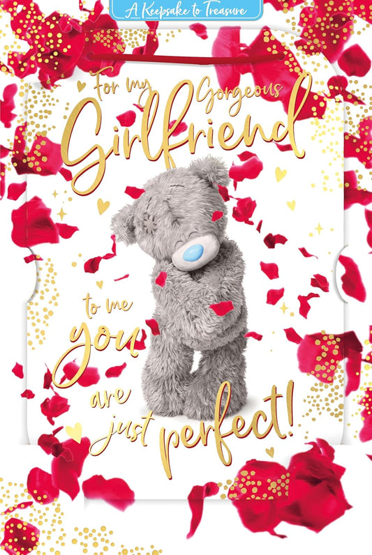 Bear Standing Girlfriend Valentine's Day Card