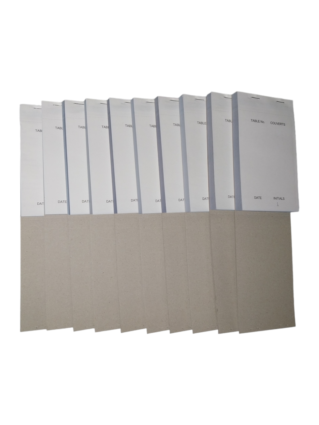 Pack of 50 95mm x 165mm White NCR Quadruplicate Restaurant Service Pads