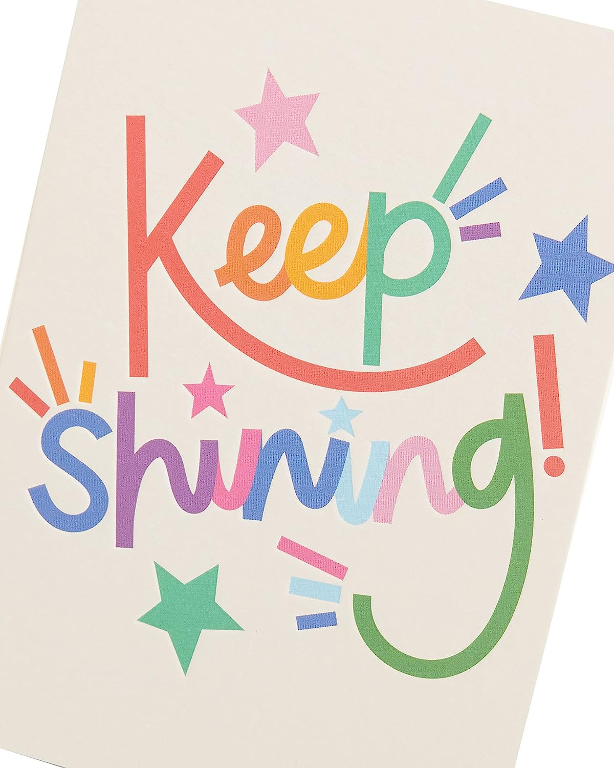 Kindred Keep Shining Blank Congratulations Card