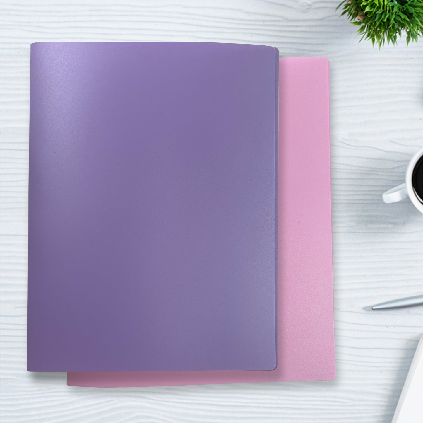 Pack of 5 Pastel Purple A4 Ring Binders