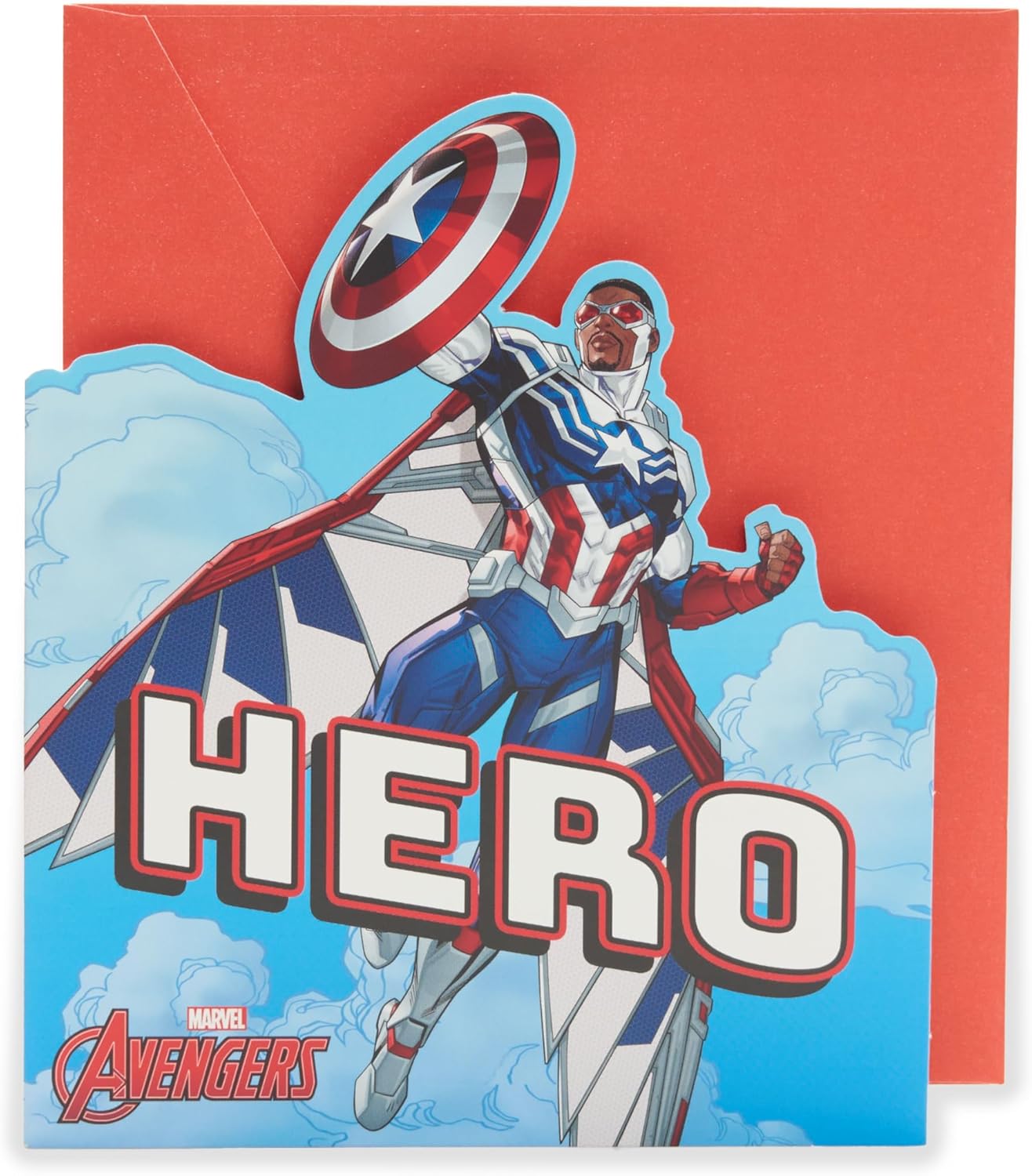 Captain America Design Marvel The Avengers Birthday Card for Him