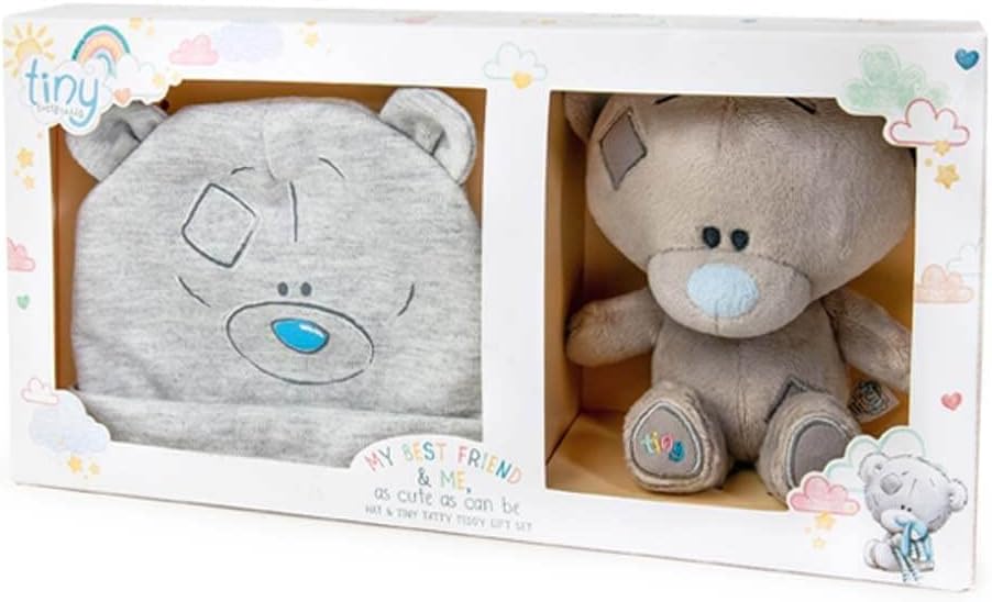 Tiny Tatty Teddy Bear Gift Set Hat and Plush