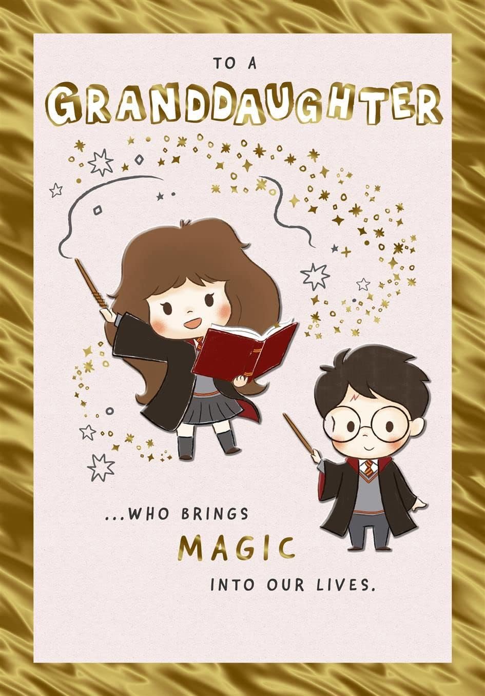 Harry Potter Granddaughter Birthday Card