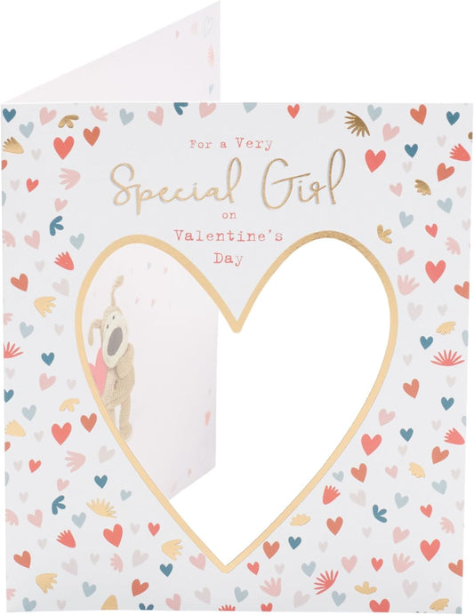 Boofle Cute Design For A Special Girl Valentine's Day Card