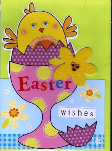 Googly-Eyed Chick Easter Greeting Card