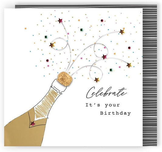 Celebrate It's Your Birthday Pop-Tastic Fun! Birthday Hand-Finished Greeting Card