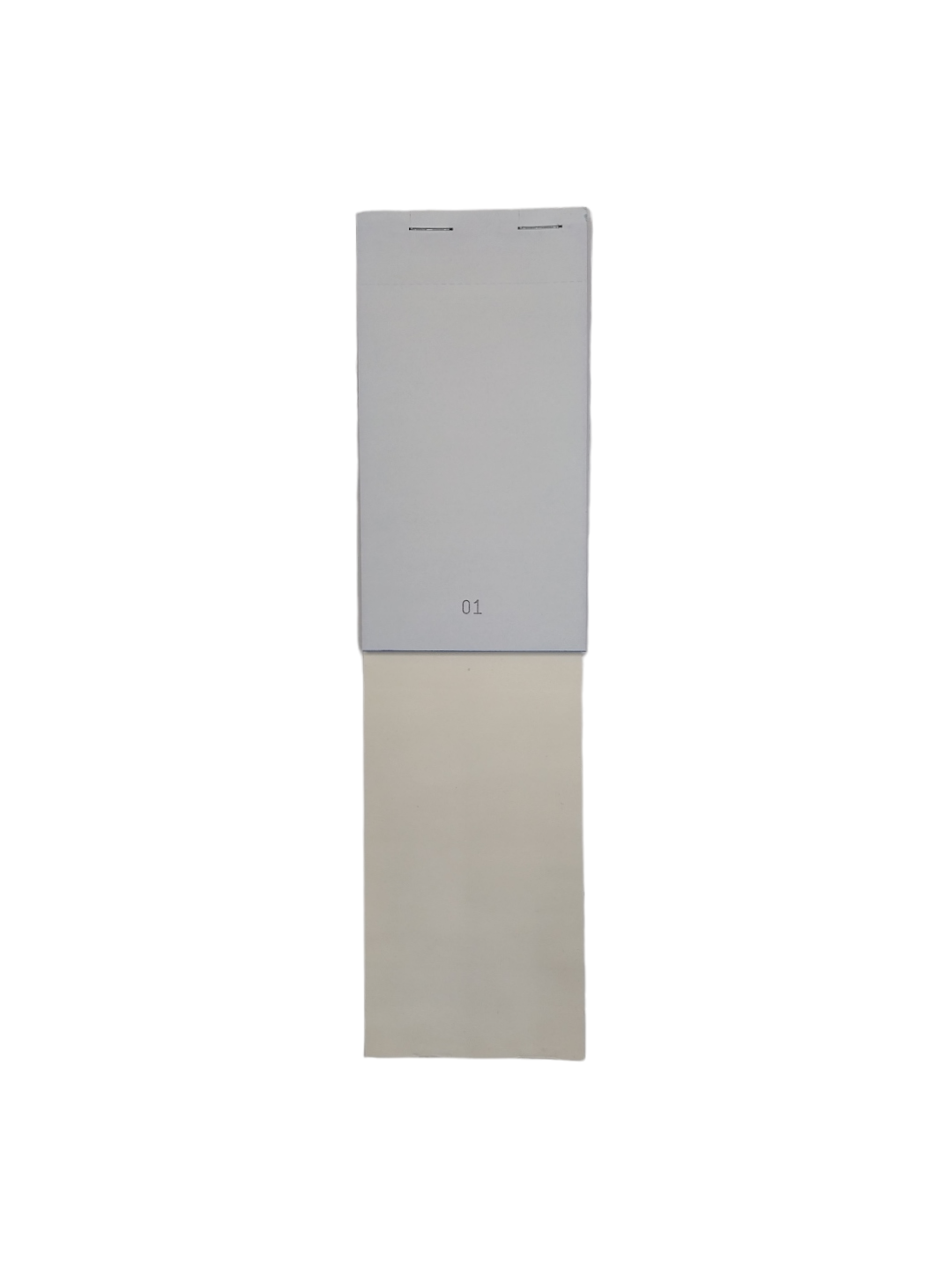 Pack of 50 76mm x 140mm Plain White Duplicate NCR Service Pads