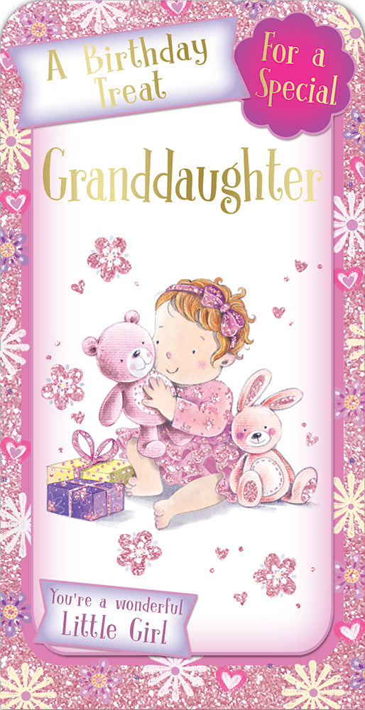 A Birthday Treat For a Special Granddaughter Luxury Gift Money Wallet Card