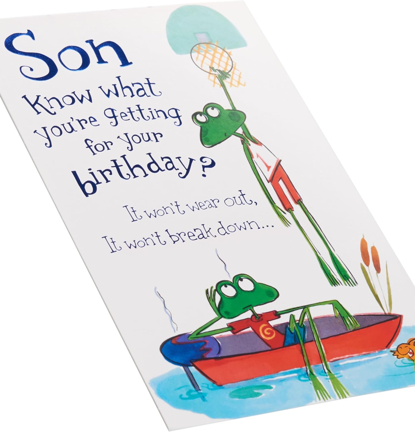 Fun Fold Out Design Son Birthday Card