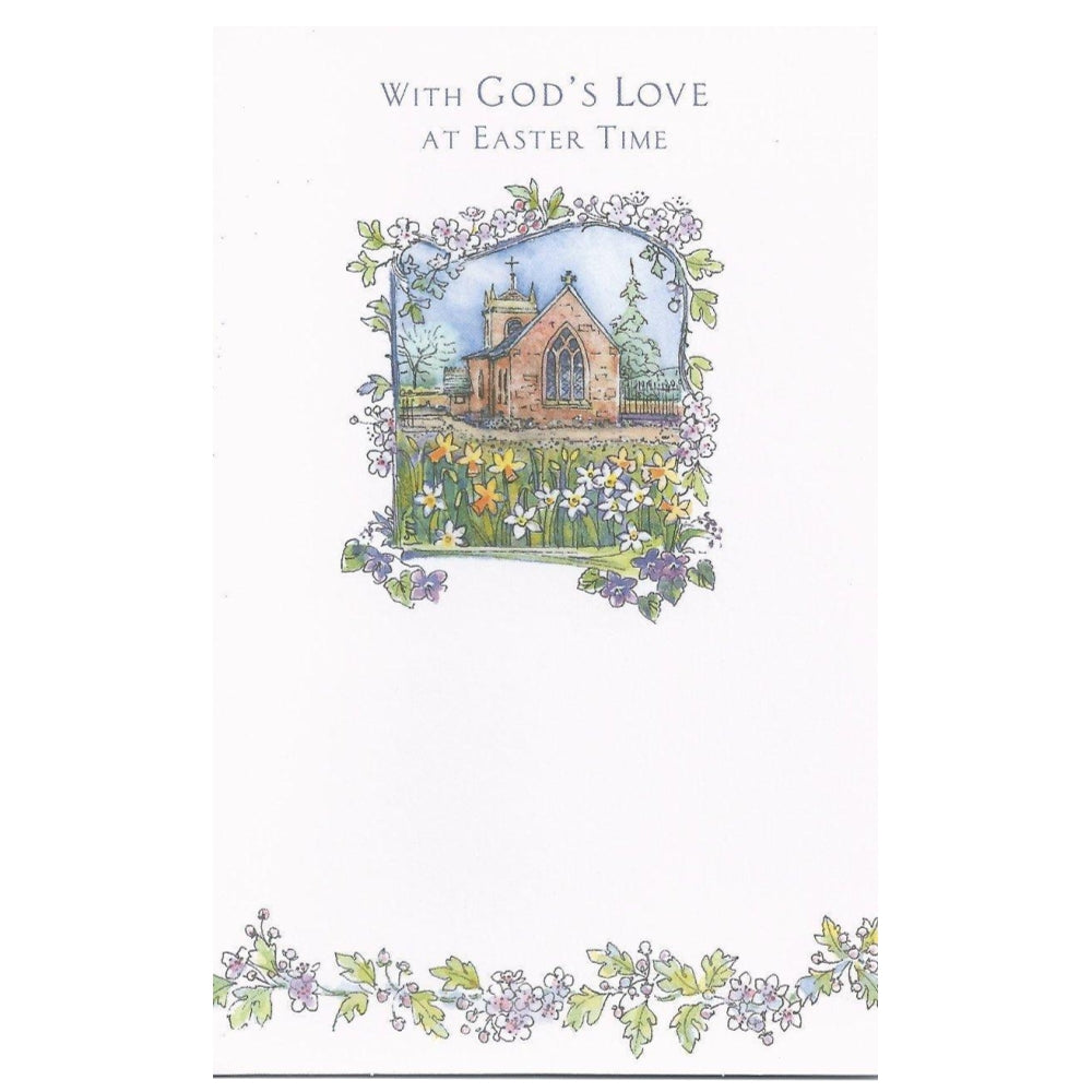 With God's Love at Easter Time Greeting Card