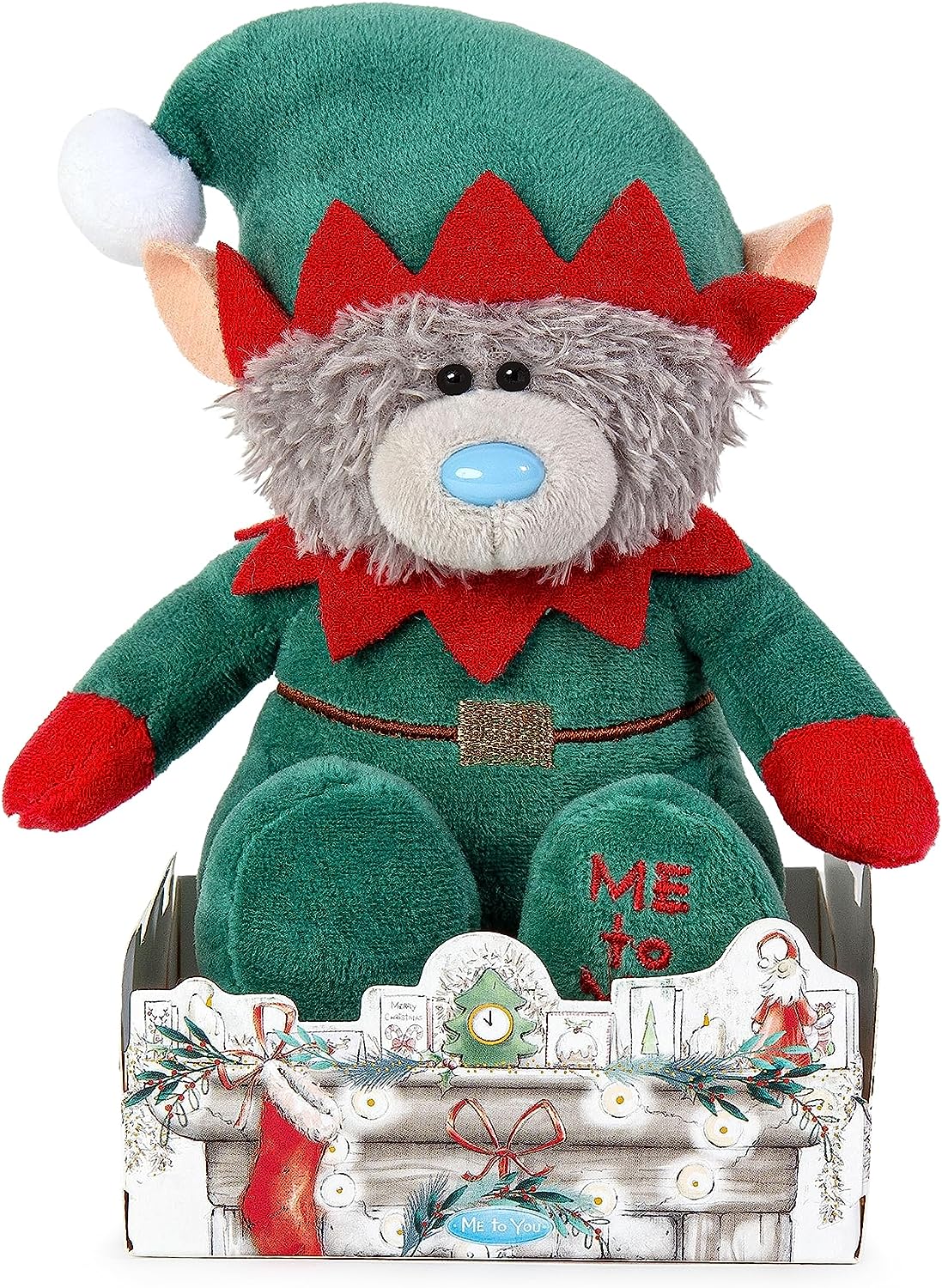 Me to You Tatty Teddy Christmas Elf Bear 13cm High