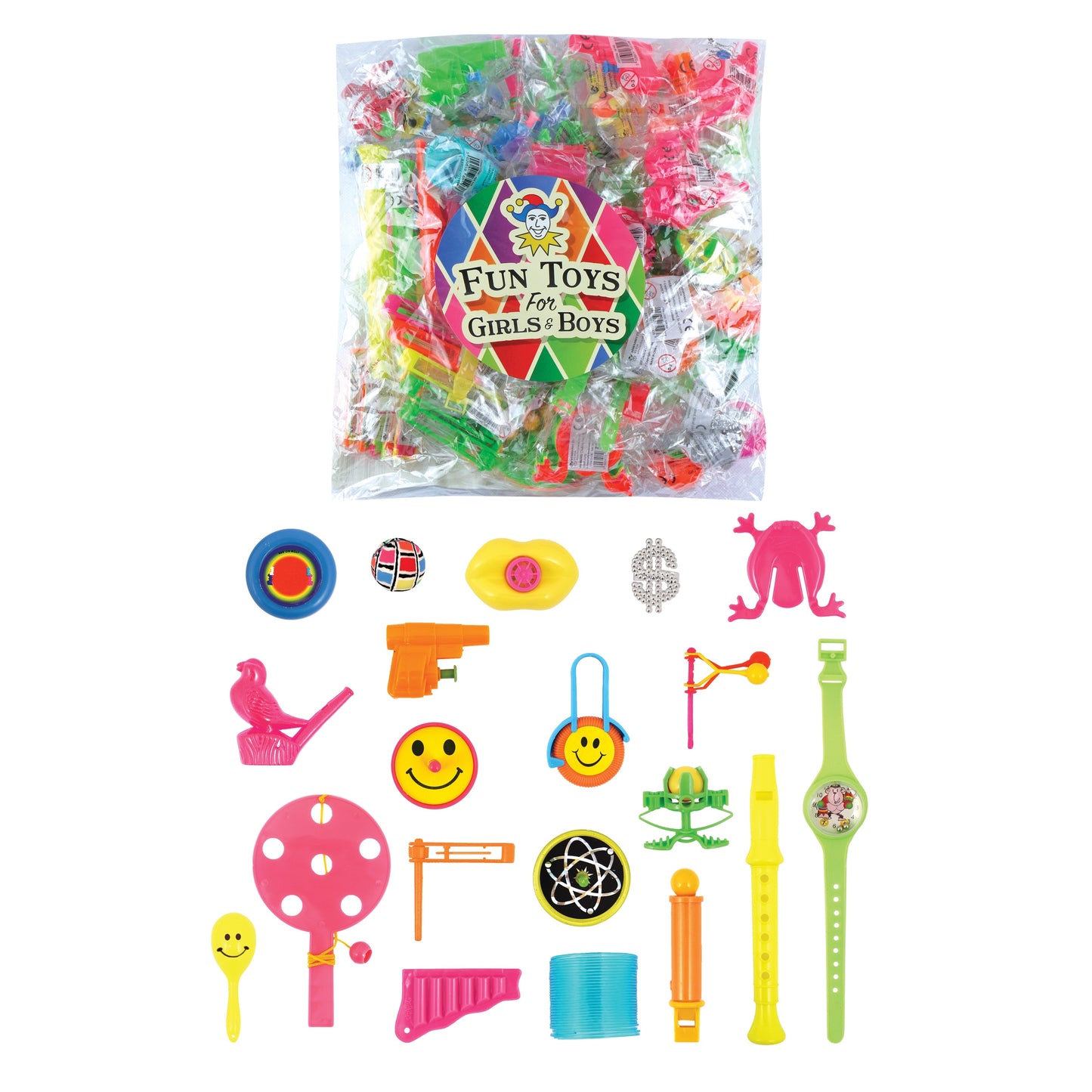 Fun Toys for Girls and Boys - 100 Party Bag Items