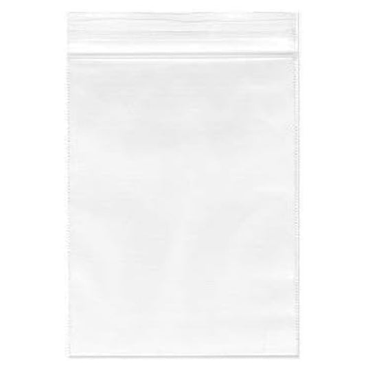 Pack of 100 Clear Grip-Sealing Bags 9 x 13cm