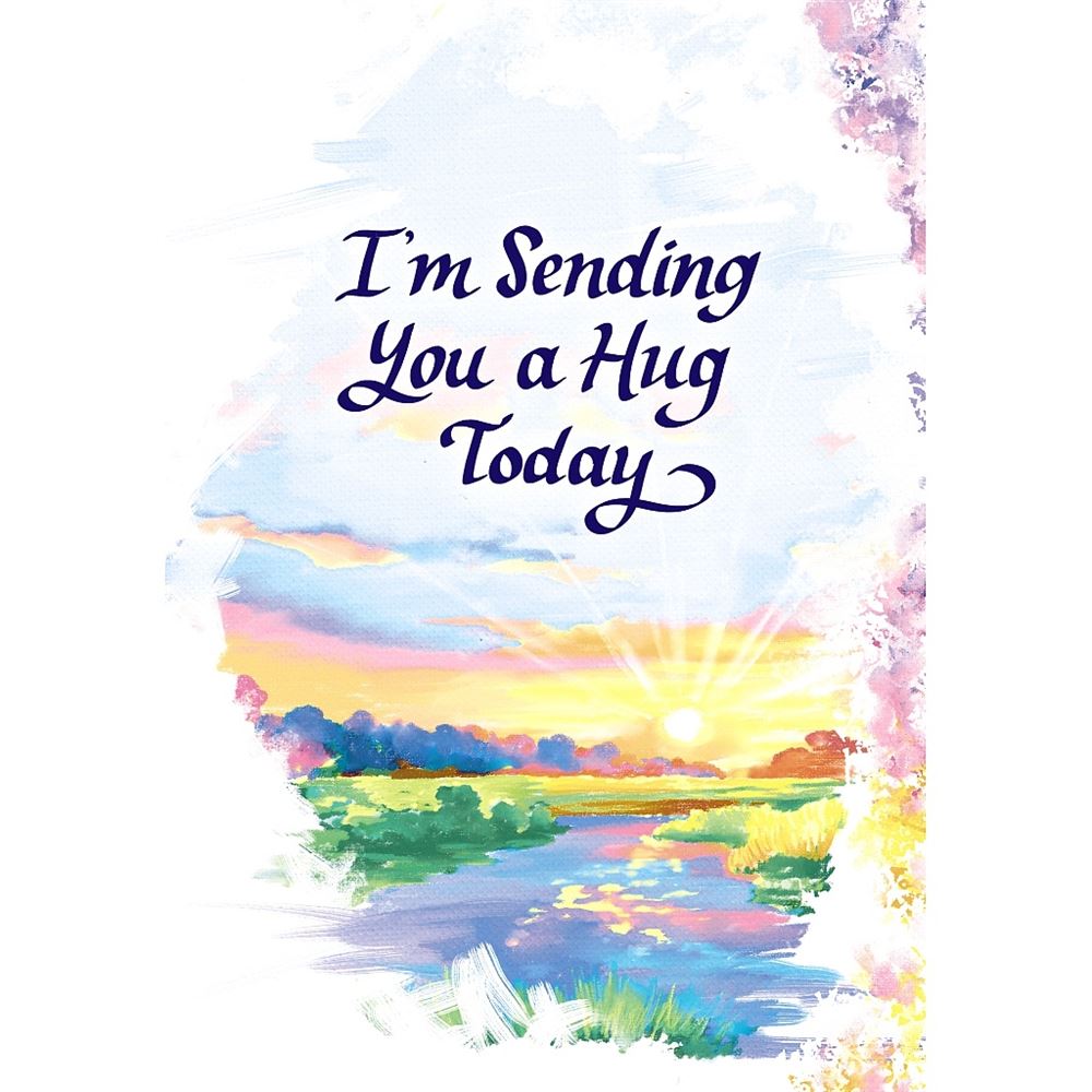 I'm Sending You A Hug Today Sentimental Verses Keepsake Greeting Card