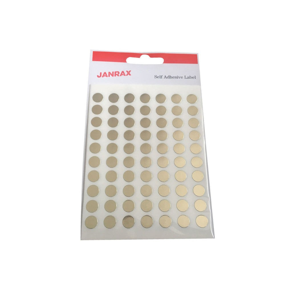 Pack of 5600 Gold 8mm Round Labels - Stickers