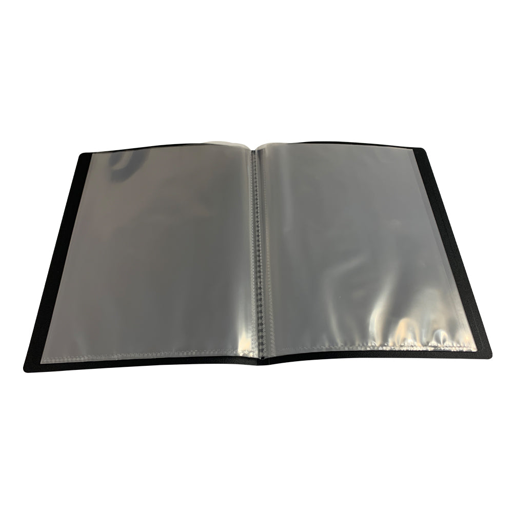 A5 Black Flexible Cover 10 Pocket Display Book