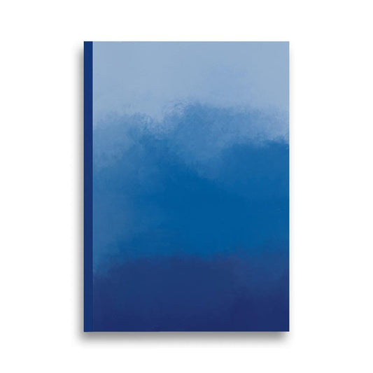 A4 Lined 100 Pages Blue Cloud Design Notepad By Jolipad