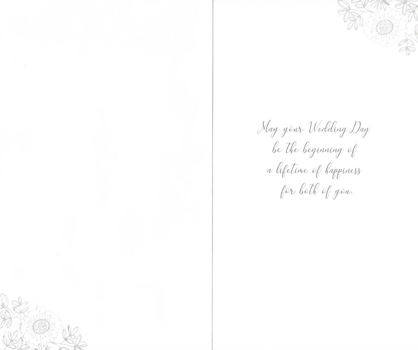 Champagne Boat Tower Congratulations Wedding Day Card