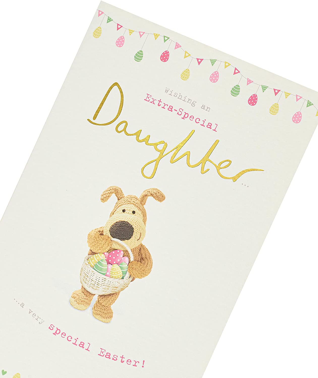 For an Extra-Special Daughter Boofle with Eggs Easter Card