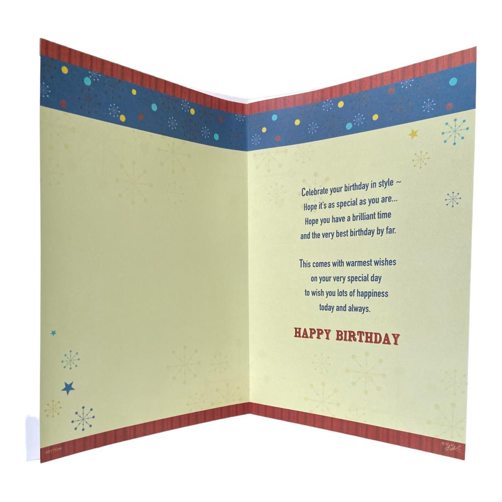 Happy Birthday Card With Sentimental Verse Sport For Men