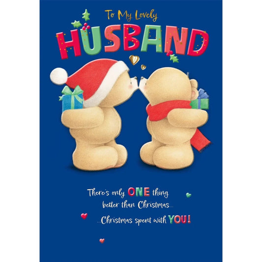 Forever Friends Husband Christmas Card