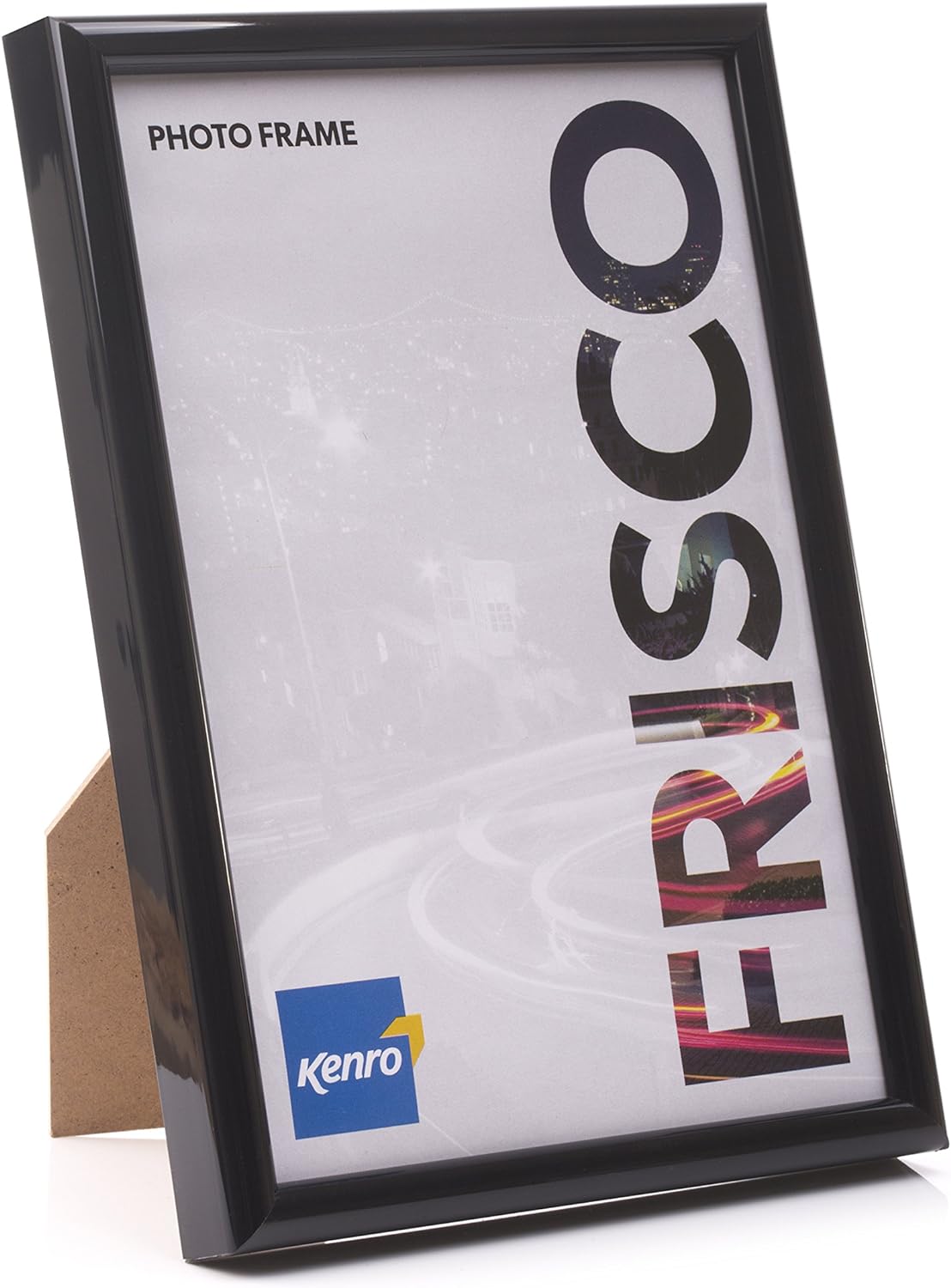 A4 Kenro Frisco Frame Black Border Glass Front