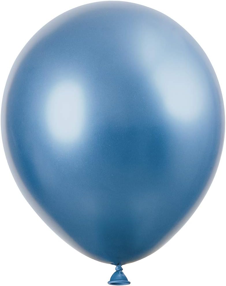 Pack of 25 Assorted Solid Color Platinum 11" Latex Balloons