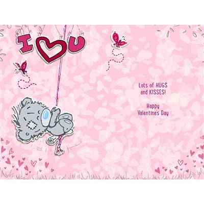 Me To You Bear on Rope Swing Mummy Valentine's Day Card