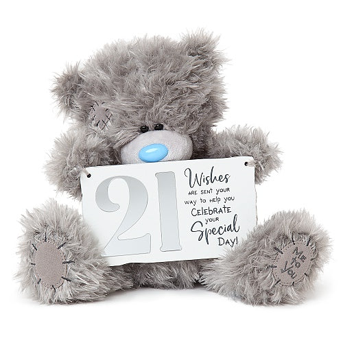 Tatty Teddy With 21st Birthday Plaque Me to You Bear