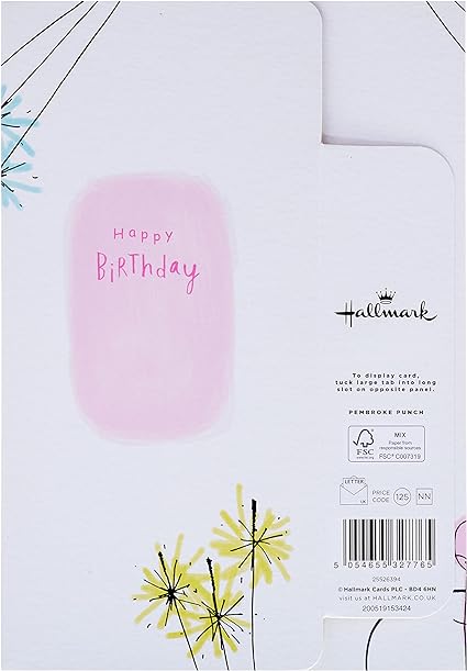 Contemporary 3D Design 30th Daughter Birthday Card