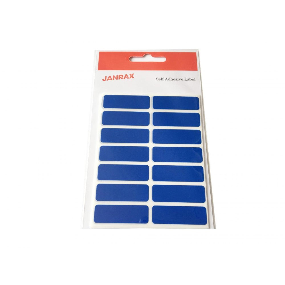 Pack of 980 Blue 12x38mm Rectangular Labels - Adhesive Stickers