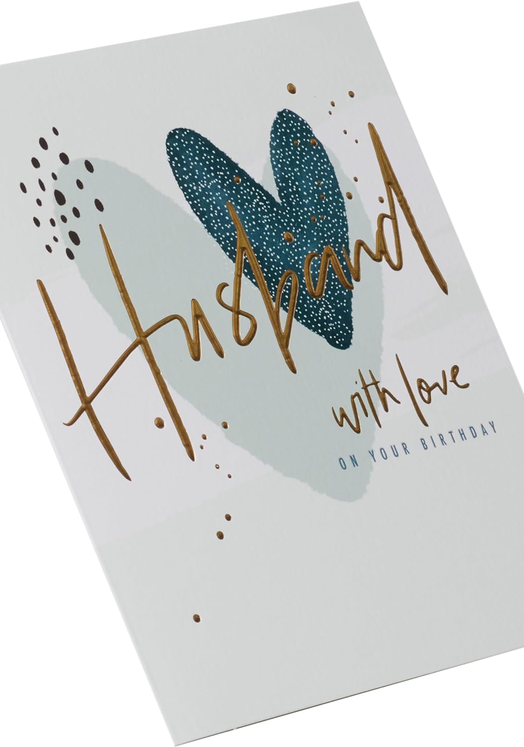 Hearts Design Husband Birthday Card