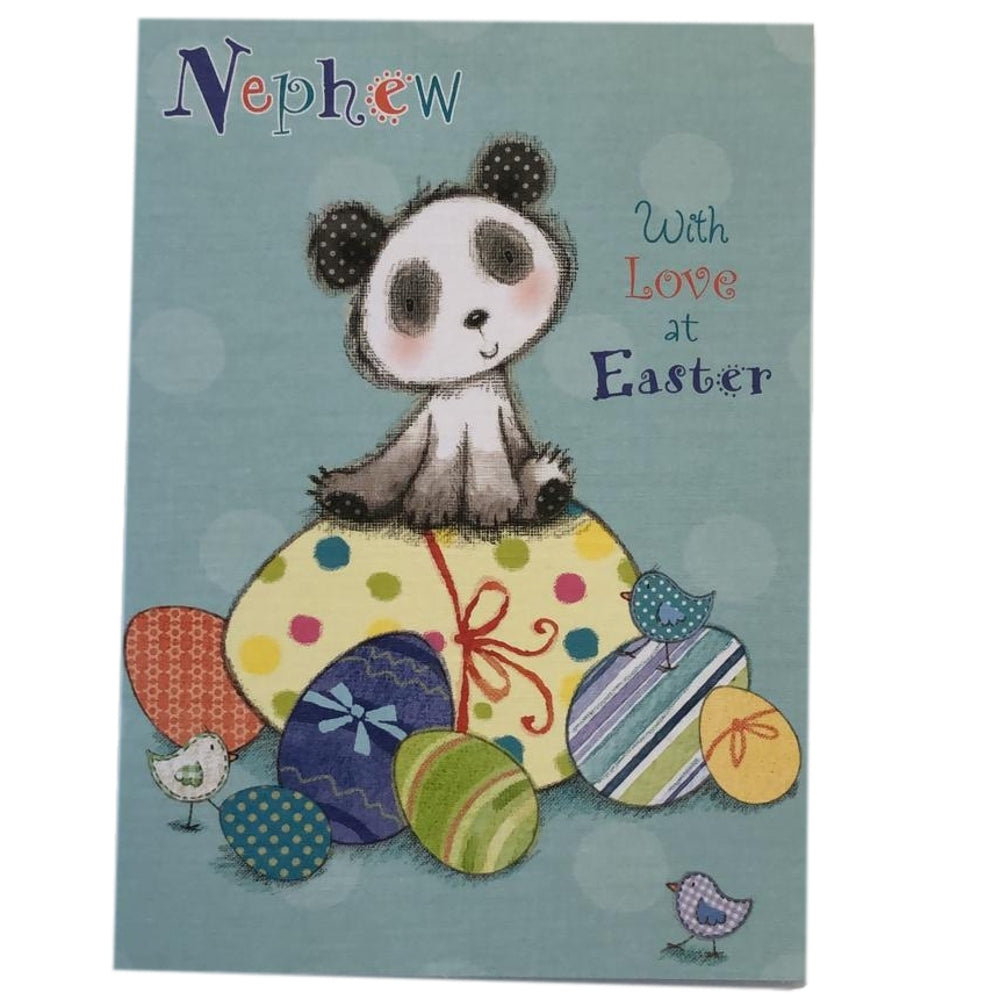 Cute Nephew Nice Verse Easter Greeting Card