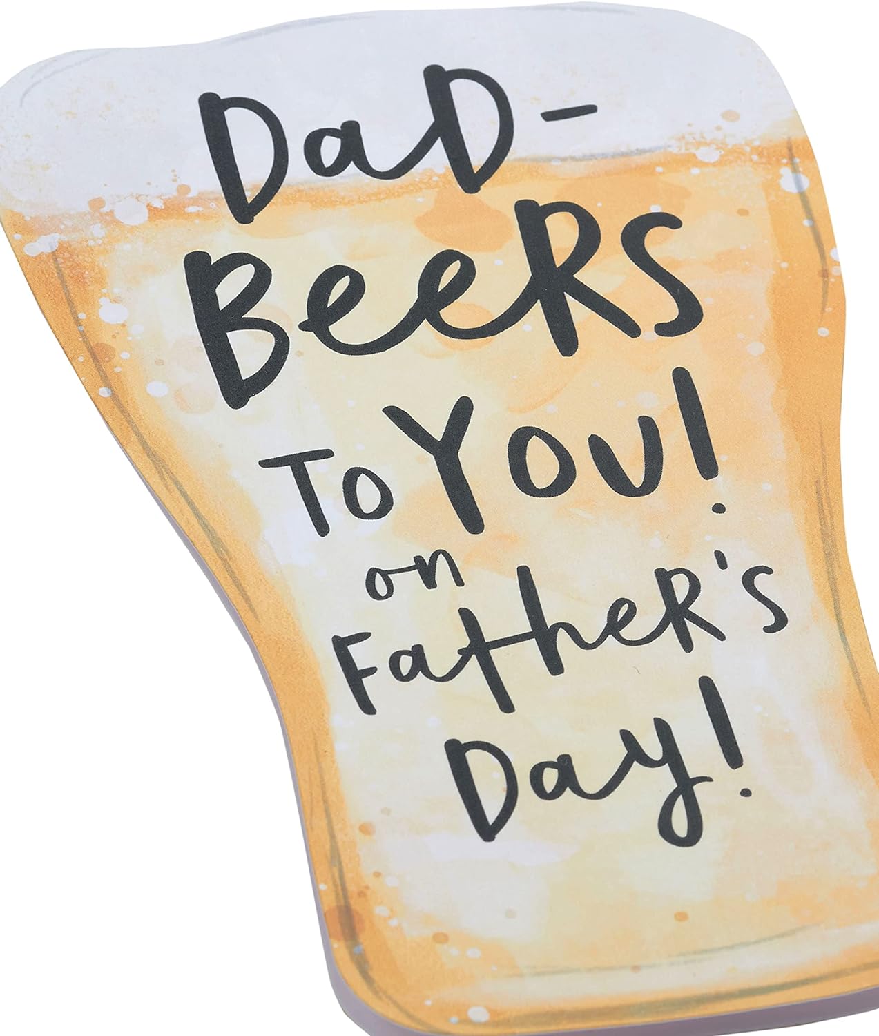 Beer Shape Design Dad Father's Day Card