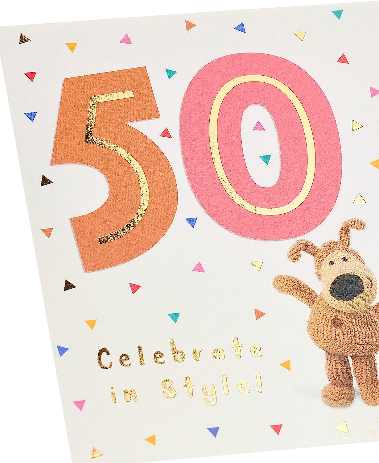 Boofle Cute Design 50th Birthday Card