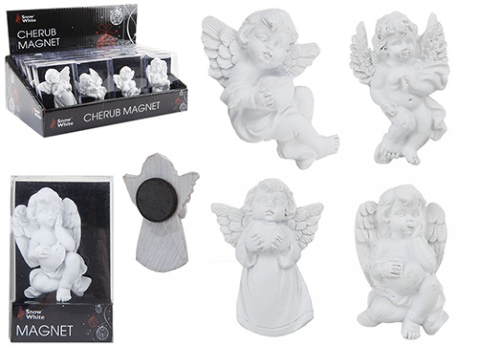 Christmas Cherub Magnet In Gift Box