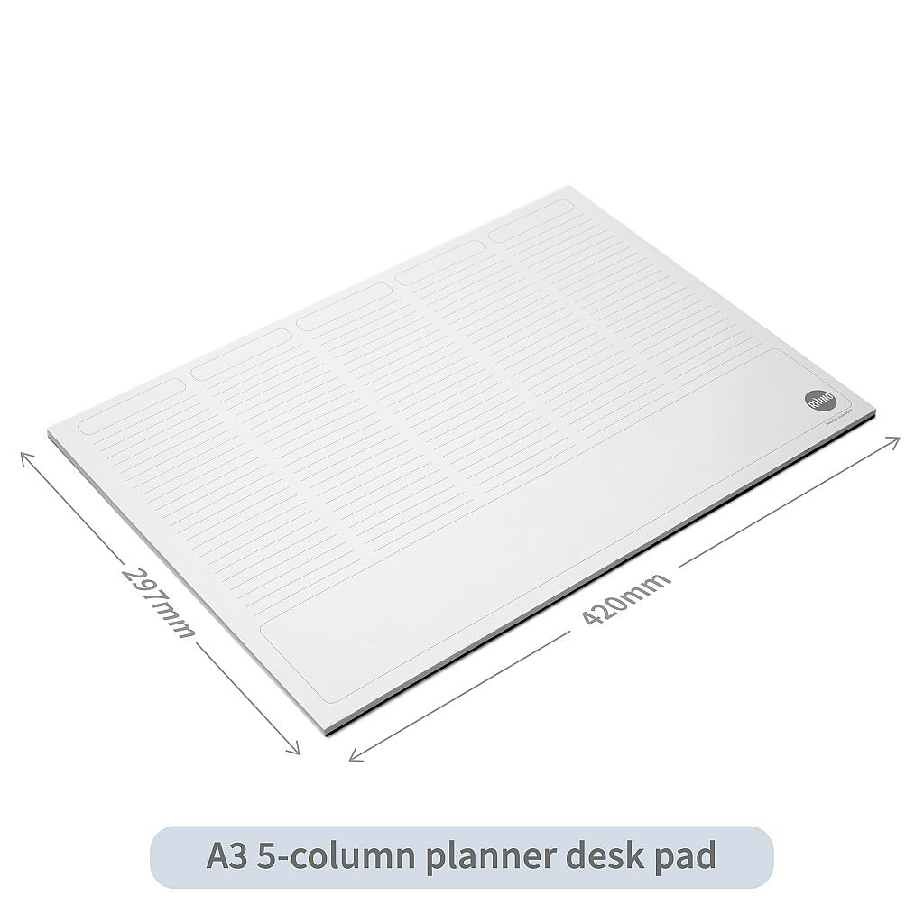 Rhino A3 50 Sheets 5-Column Planner Desk Pad