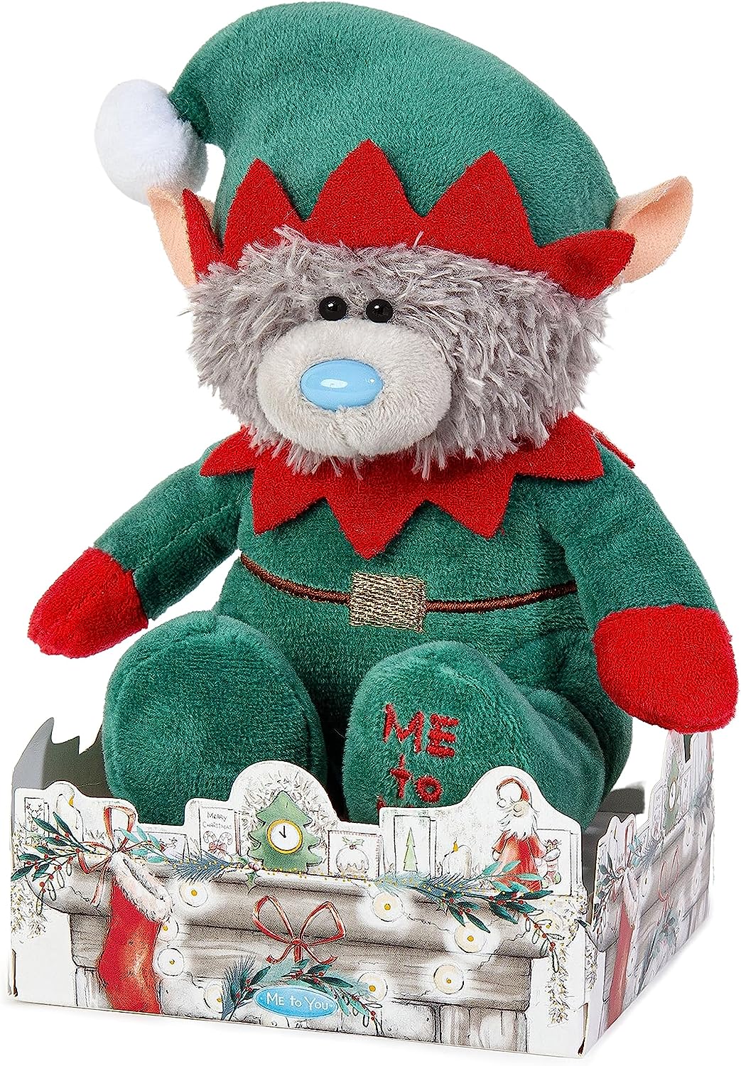 Me to You Tatty Teddy Christmas Elf Bear 13cm High