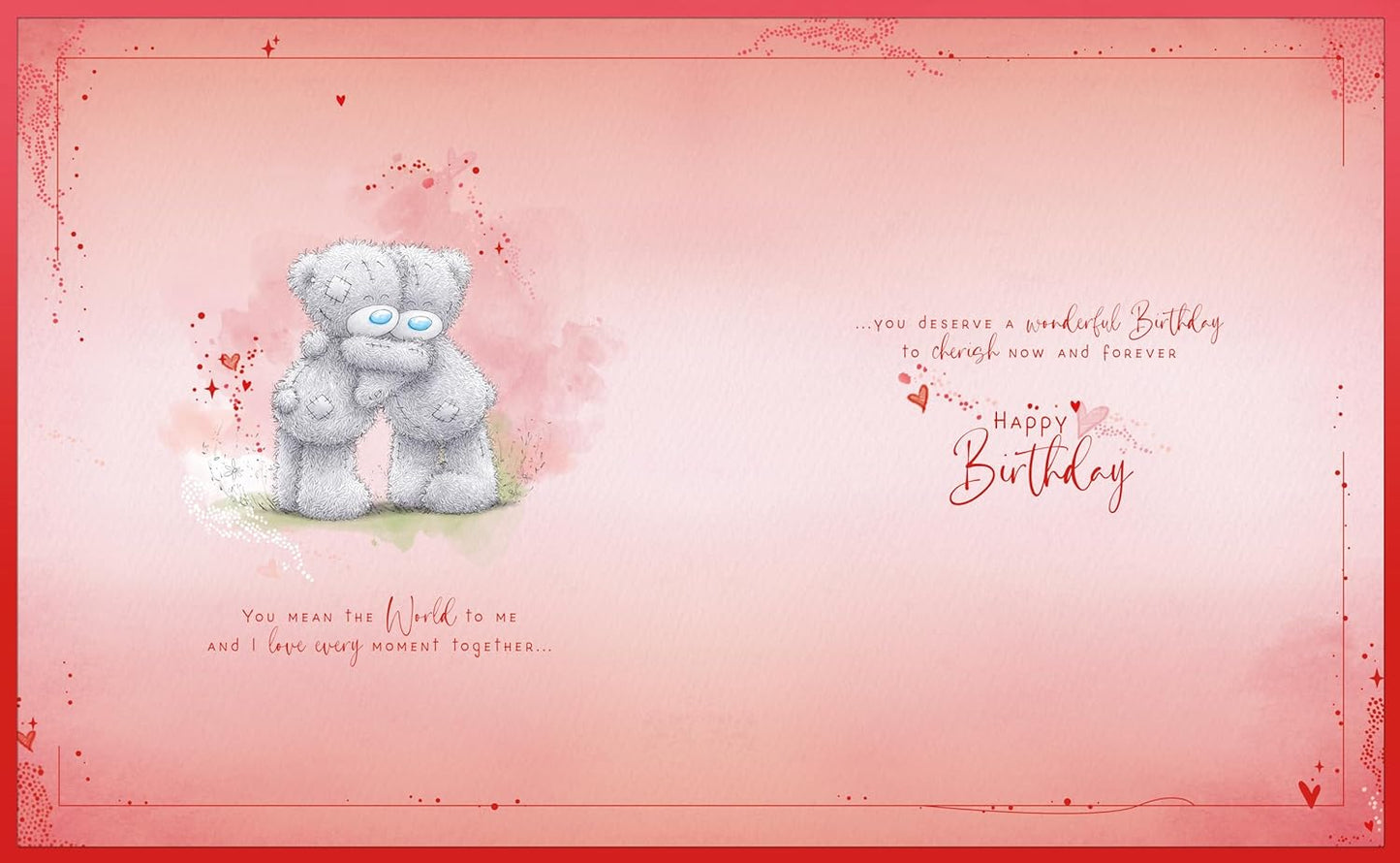 Bears On Swings One I Love Luxury Boxed Birthday Card