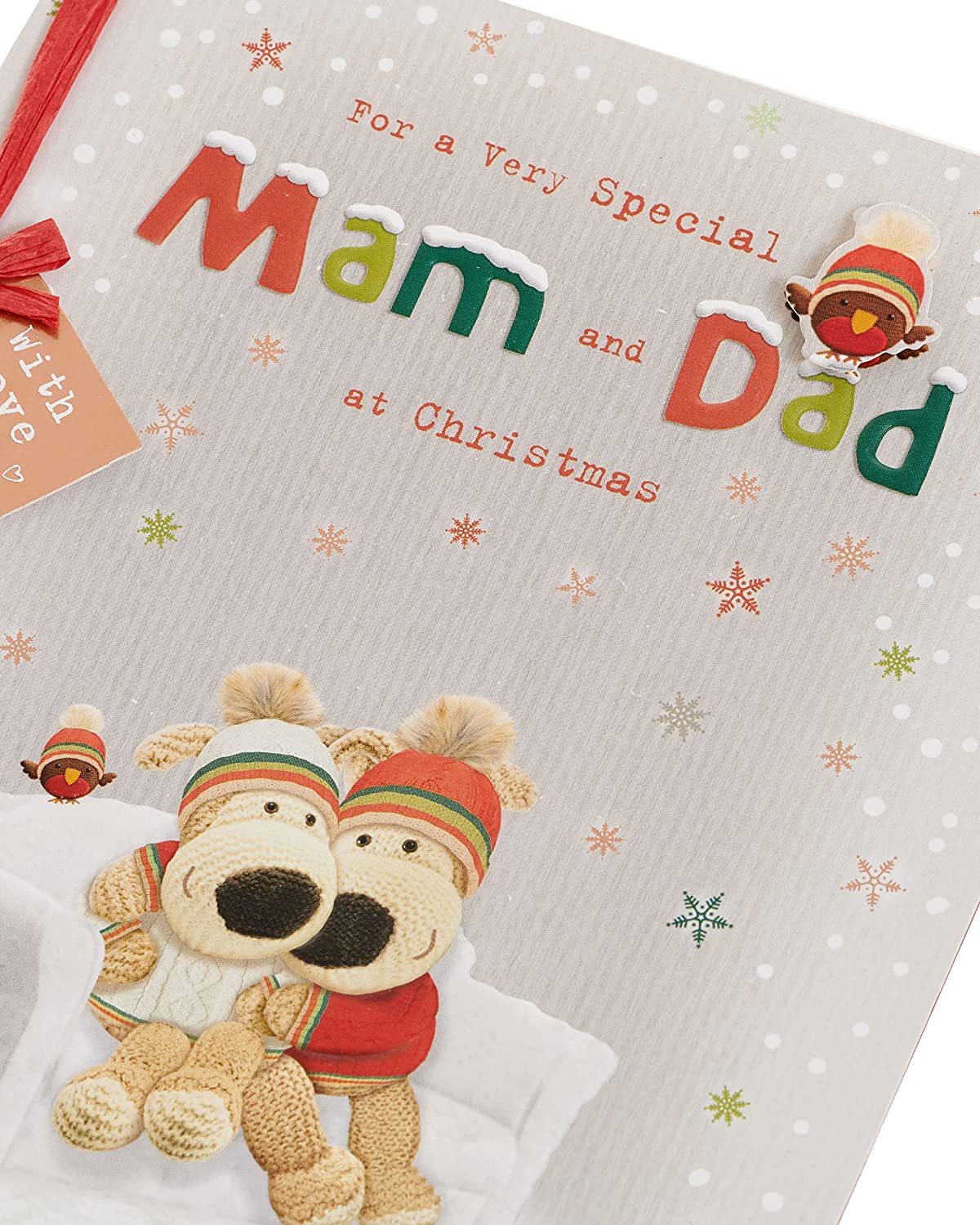 Sweet Design Boofle Mam & Dad Christmas Card